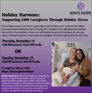 Holiday Harmony: Supporting GBM Caregivers